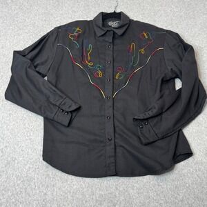 Chemise western boutonnée vintage Circle T Marilyn Lenox